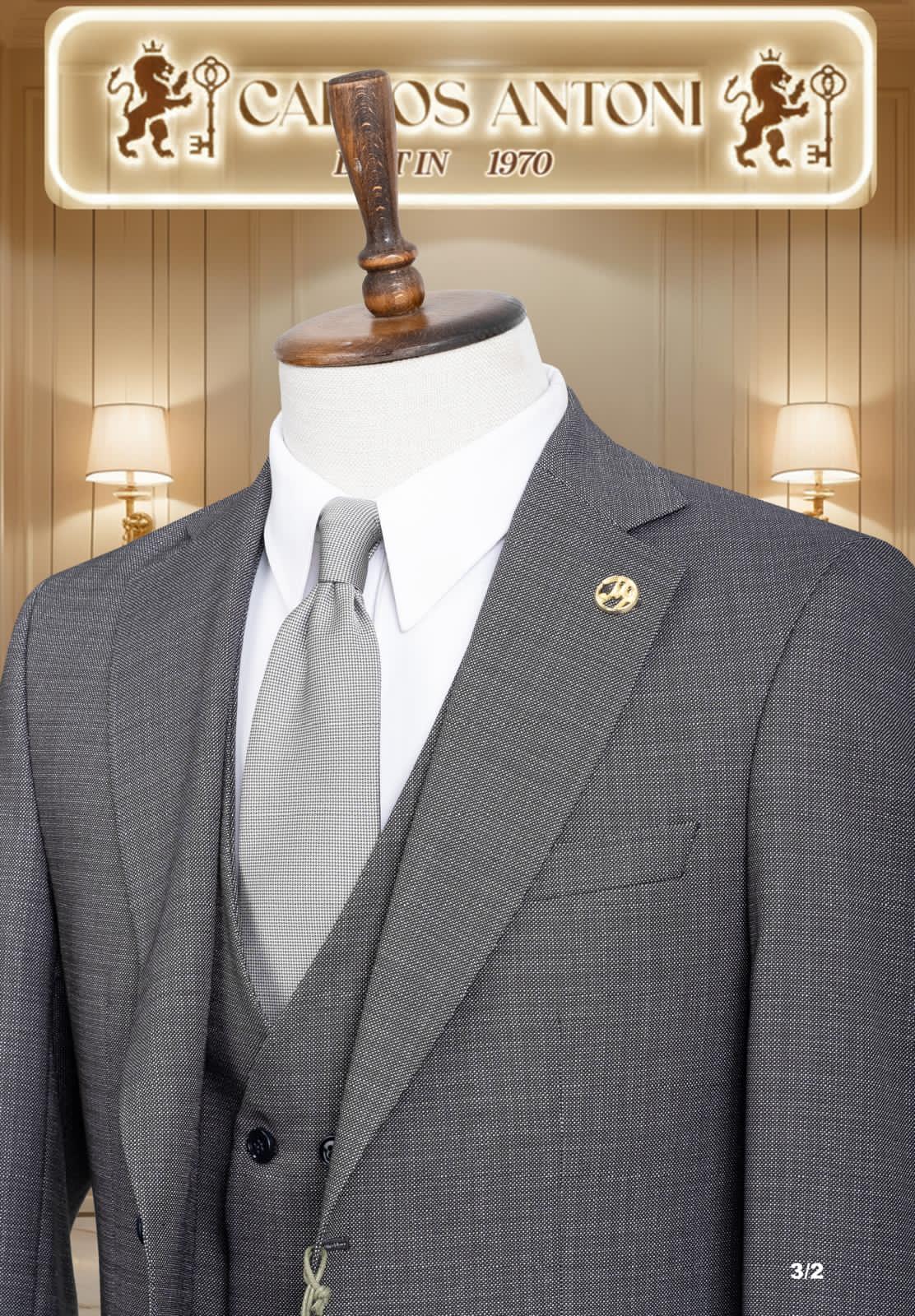 💼 Premium Men’s Three-Piece Suits – Modern Elegance in Every Color