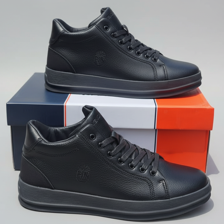 RN Urban Mid-Top Sneakers | Casual Leather Street Boots