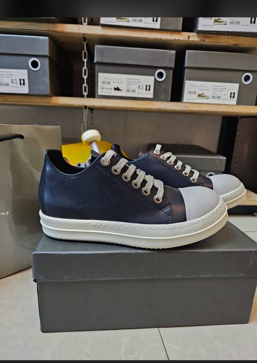 Unisex Leather Low-Top Sneakers