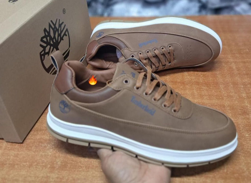 Tim Men’s Classic Black Casual Sneakers