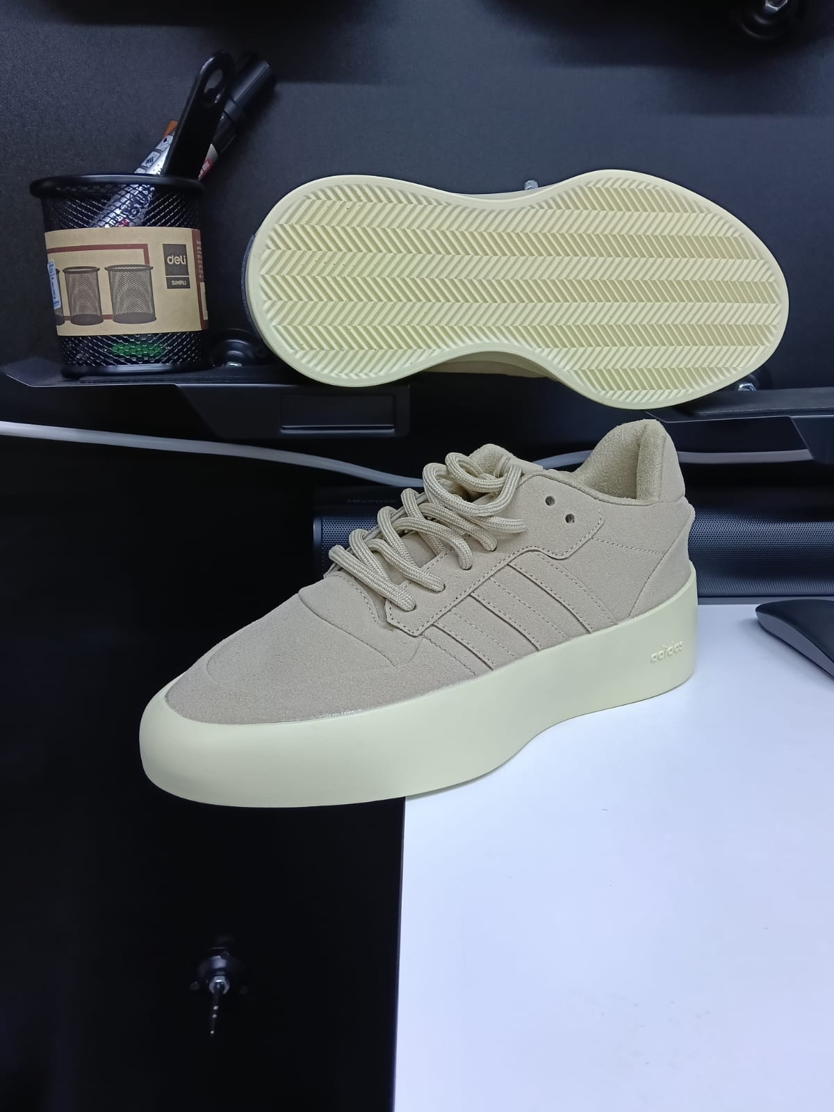 Suede Platform Sneakers