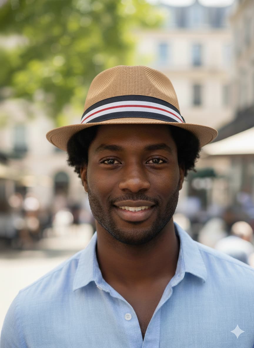 Classic Summer Fedora Hat – Breathable Straw Design