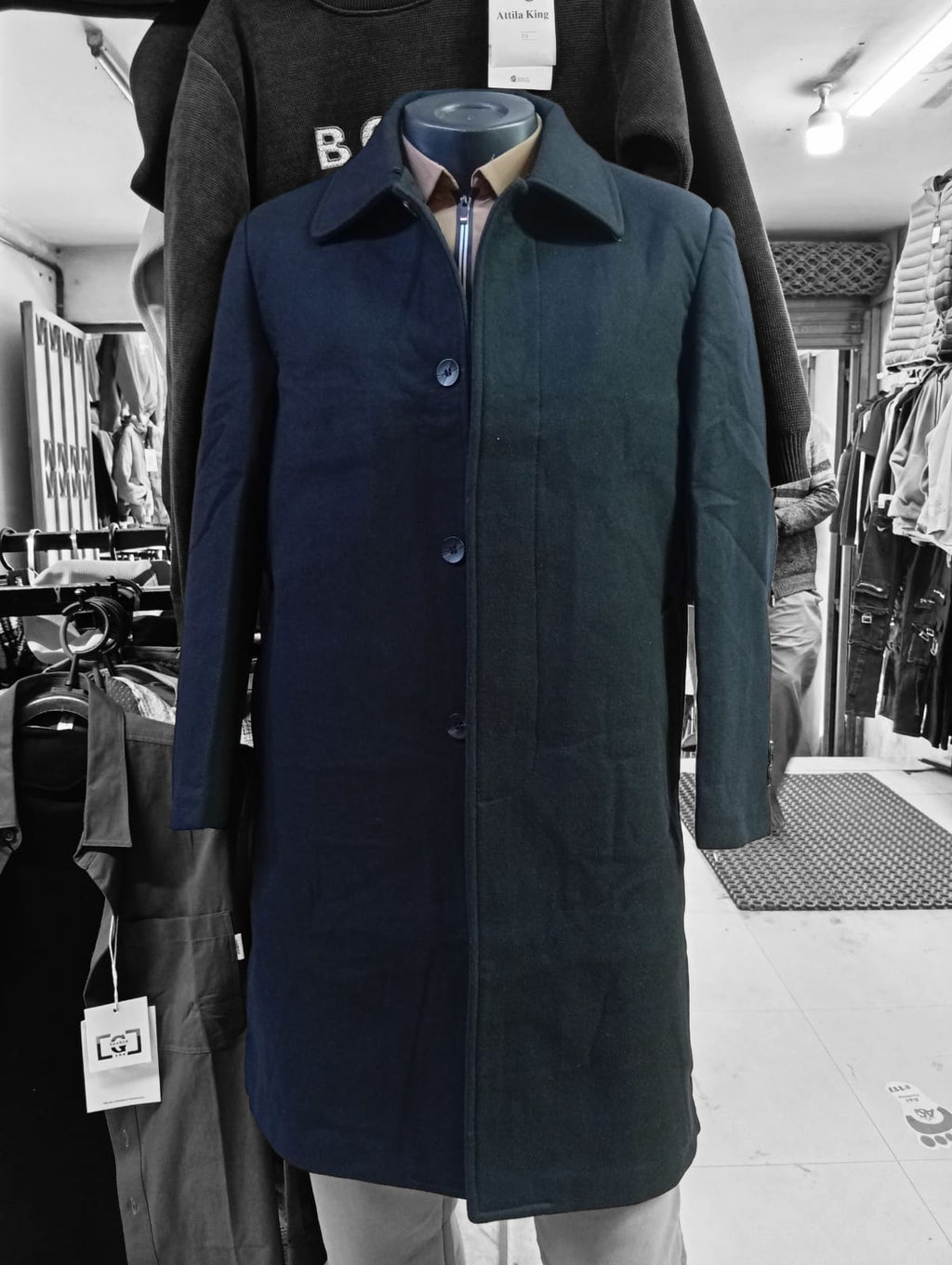 Premium Wool Blend Overcoat