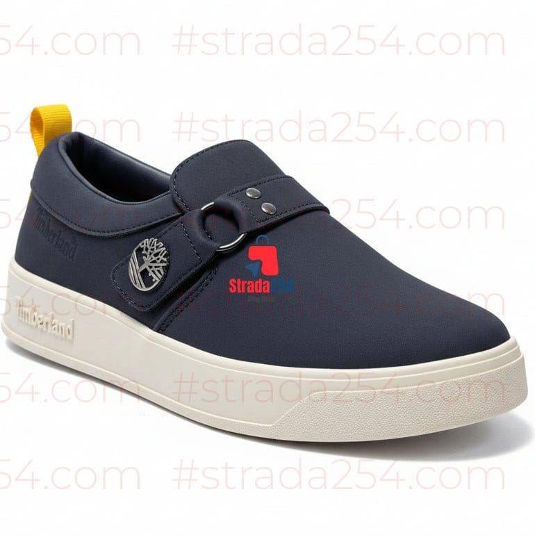 👟 Men’s Premium Slip-On Buckle Sneakers – Urban Luxe Series
