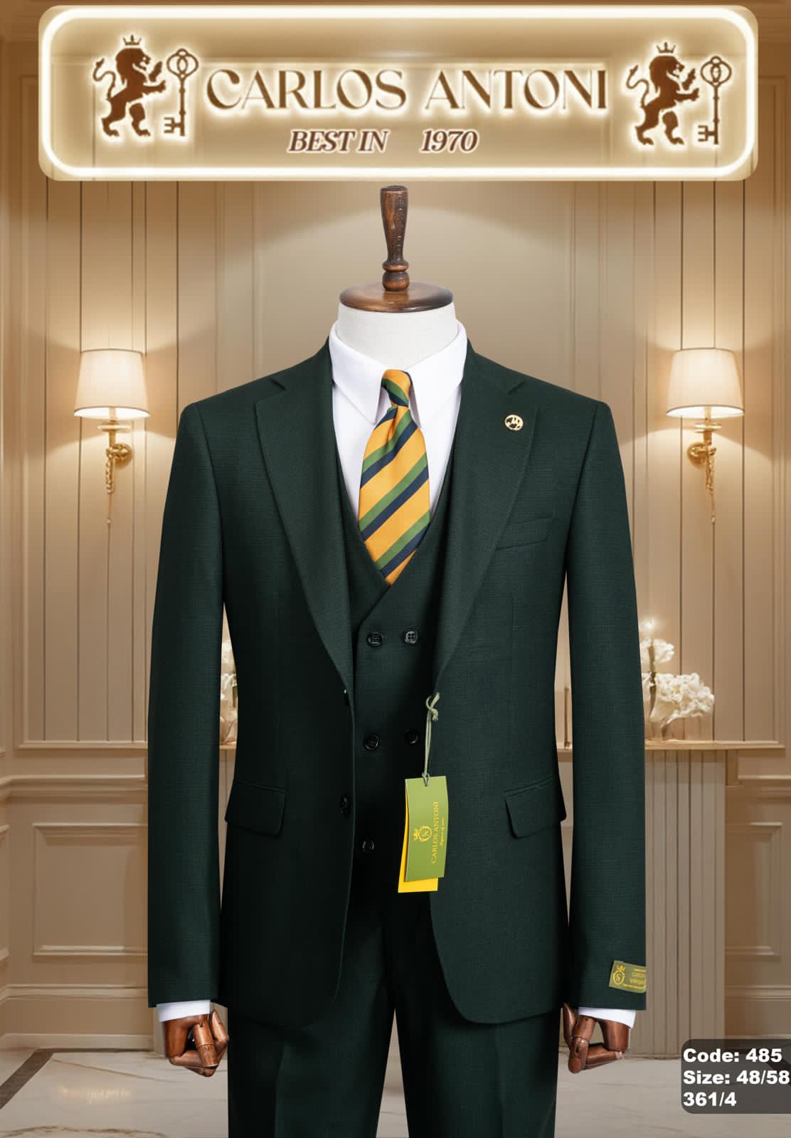 💼 Premium Men’s Three-Piece Suits – Modern Elegance in Every Color