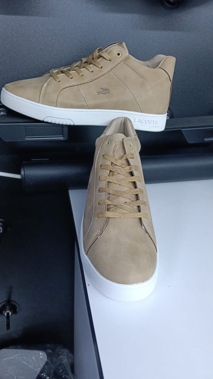 Men’s Tan High-Top Sneakers