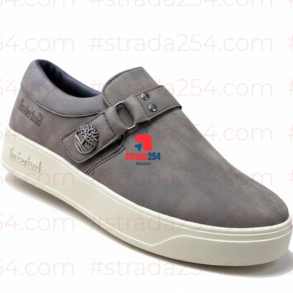 👟 Men’s Premium Slip-On Buckle Sneakers – Urban Luxe Series