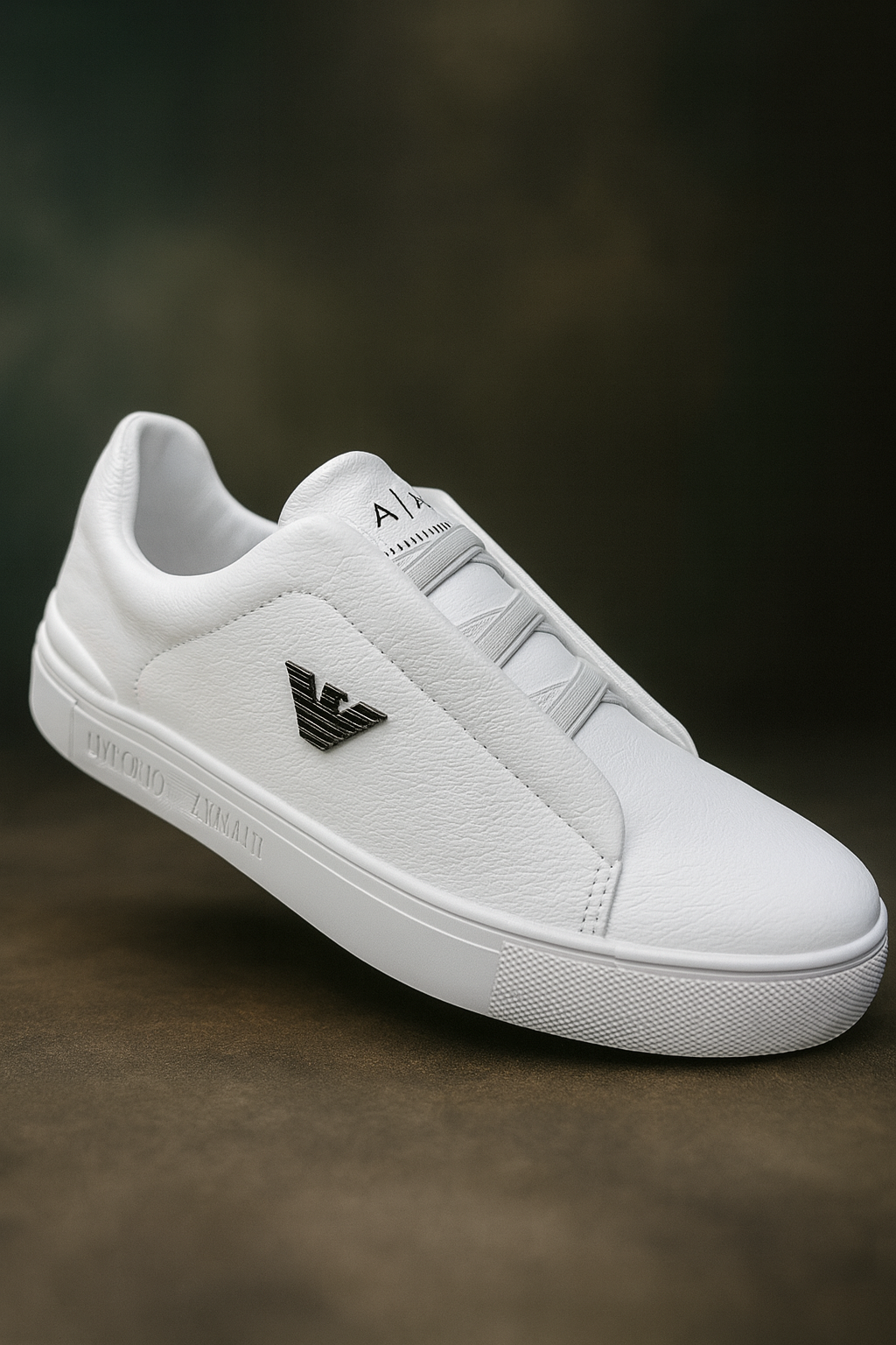 Hidden Lace Slip-On Sneakers – Premium Casual Comfort