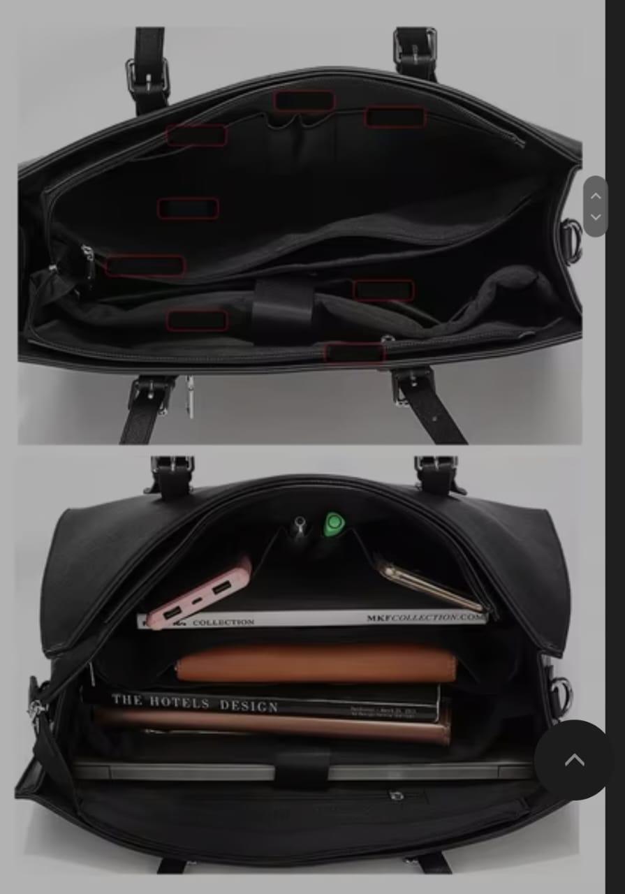 Croc Elegance Premium Laptop Tote