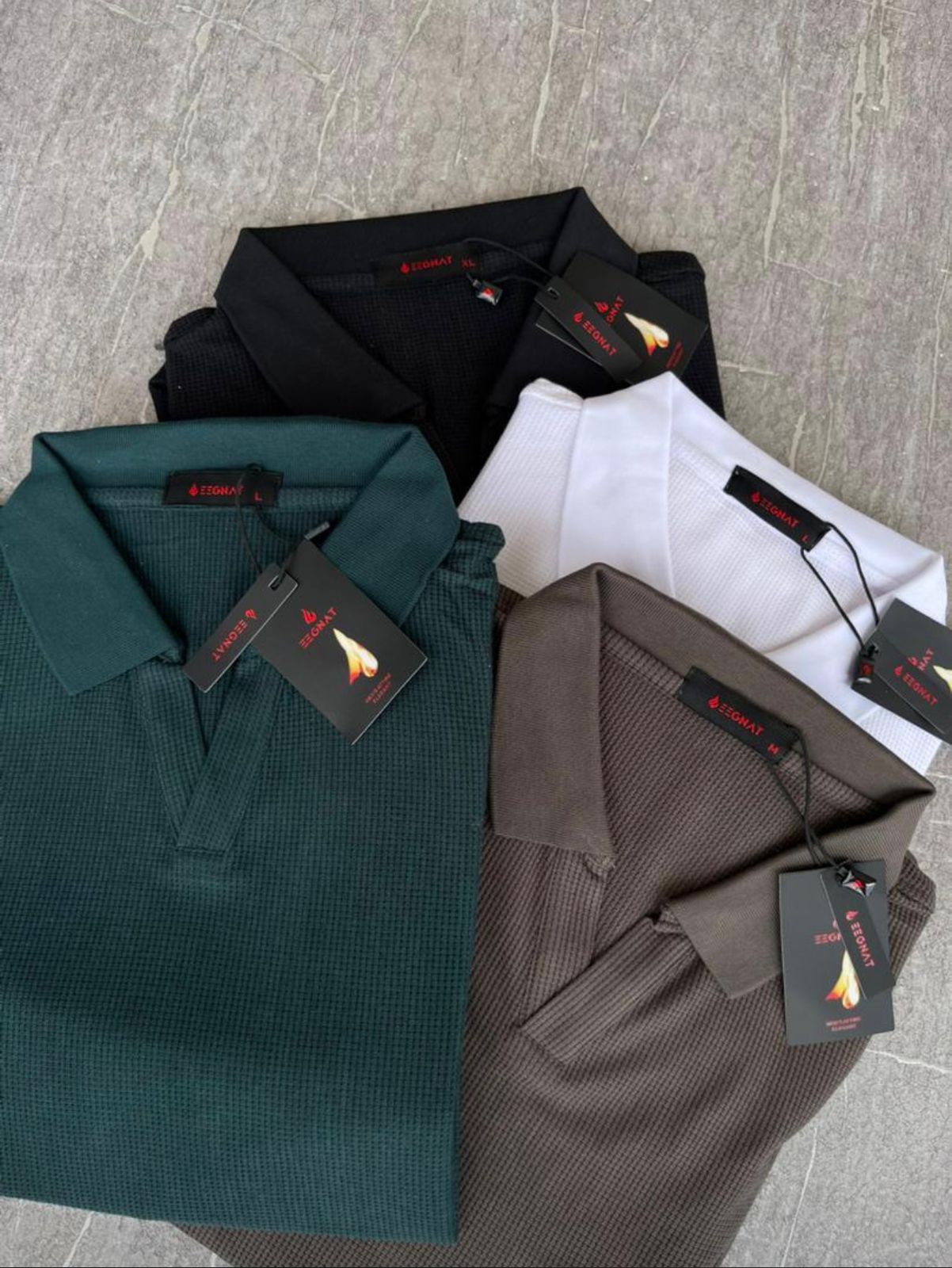 Premium Textured Polo T-Shirts