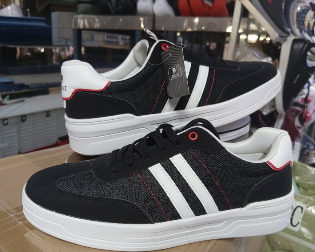 Lag Men’s Casual Sneakers – Breathable Mesh Low-Top Shoes with Cushioned Sole