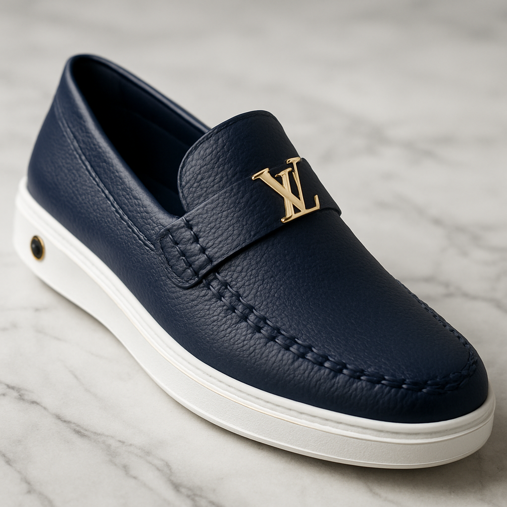 LV Premium Men’s Leather Loafer Collection