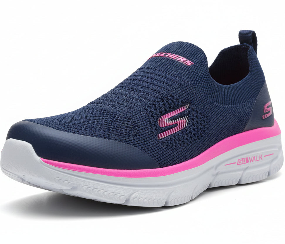 🔴Ladies Skechers Go Walk Slip-On Shoes – Lightweight Max Cushion Walking Sneakers🔴
