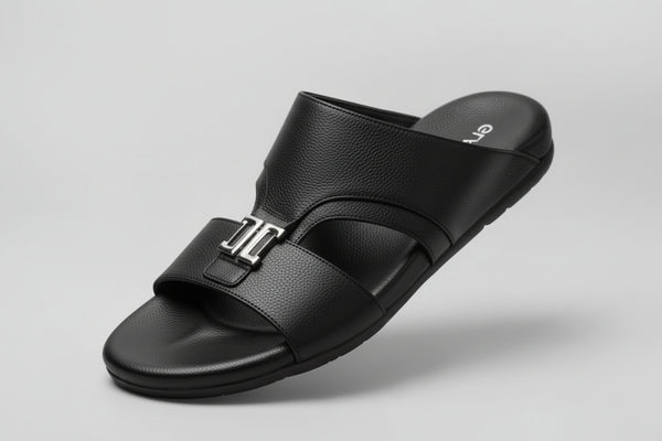 🔴Gloaks Men’s Leather Slide Sandals – Comfortable & Stylish Casual Footwear🔴
