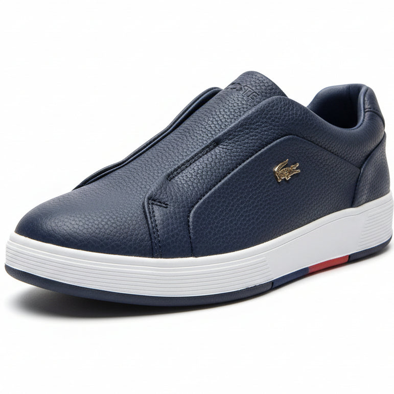 Luxury Feel Leather Slip-On Sneakers – Smart Casual Men’s Footwear