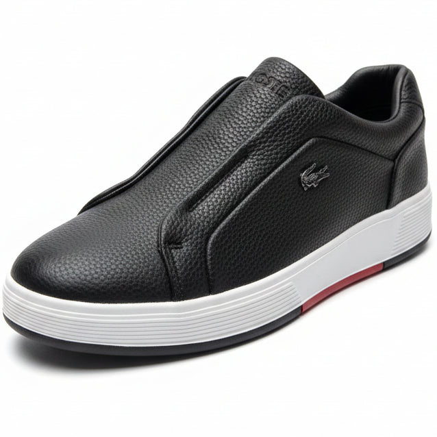 Luxury Feel Leather Slip-On Sneakers – Smart Casual Men’s Footwear