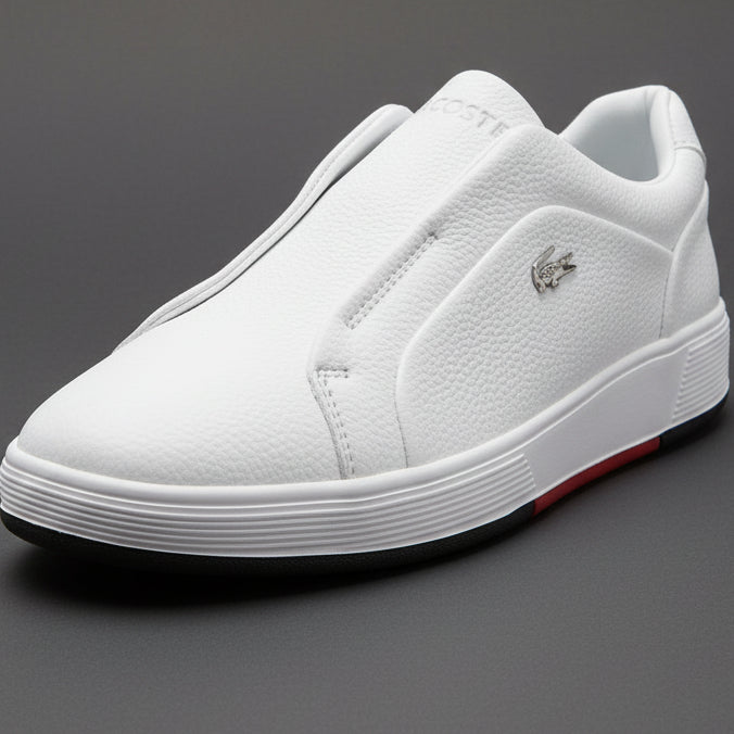 Luxury Feel Leather Slip-On Sneakers – Smart Casual Men’s Footwear