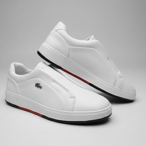 Luxury Feel Leather Slip-On Sneakers – Smart Casual Men’s Footwear