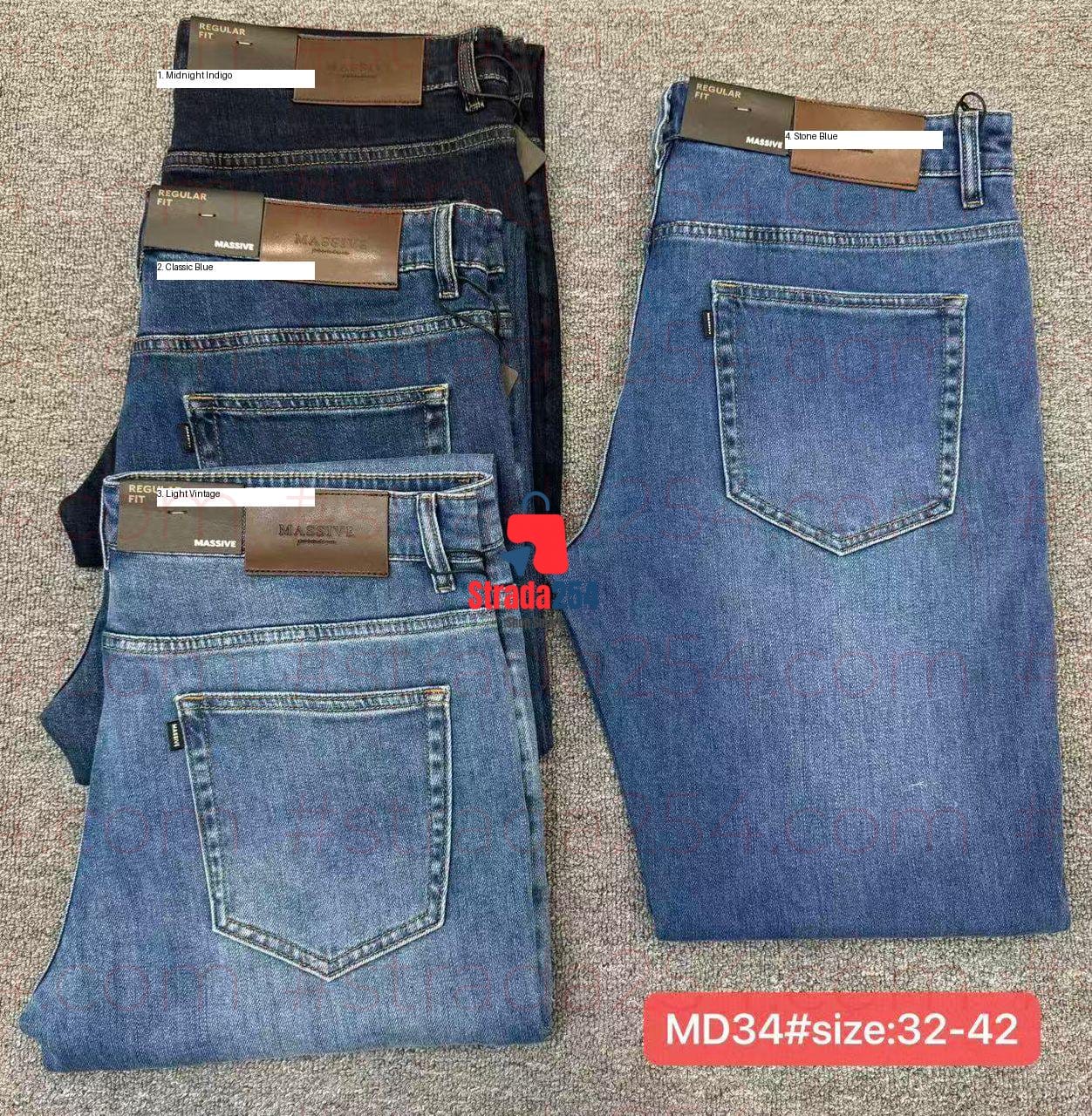 Men's Regular Fit Denim Jeans – 1 Piece (Choose Your Colour)_SAL